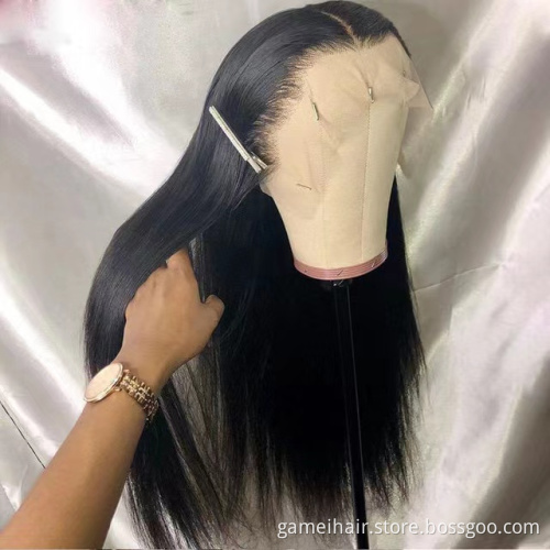 GMwig Lace Front Human Hair Lace Wigs.Brazilian Virgin Human Hair Wig.Cheap Straight Human Hair Lace Front Wig Wholesale Price